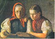 Mutter und Schwester des Kunstlers Hans Thoma